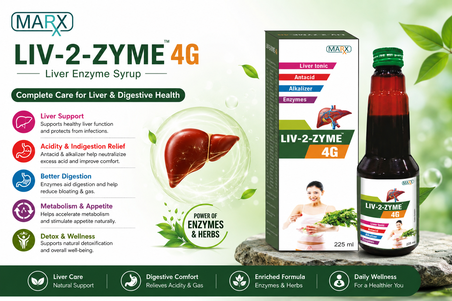 Best Liver Tonic Syrup for Digestion, Acidity, and Metabolism Support