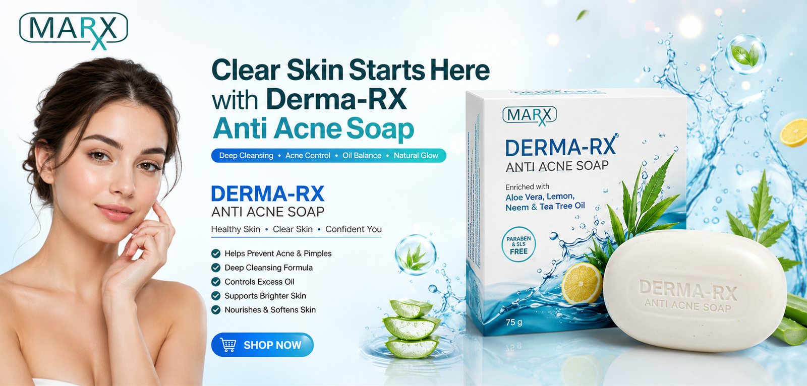 How Derma-RX Anti Acne Soap Helps Prevent Pimples and Acne Naturally