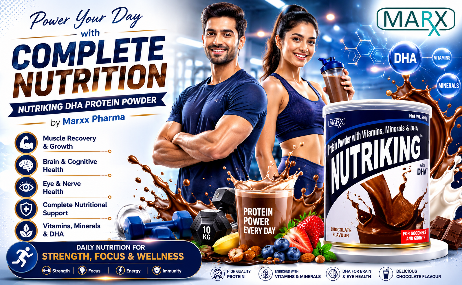 How Protein and DHA Work Together for Better Health and Performance