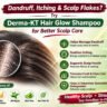Dandruff, Itching & Scalp Flakes Derma-KT Hair Glow Shampoo for Better Scalp Care