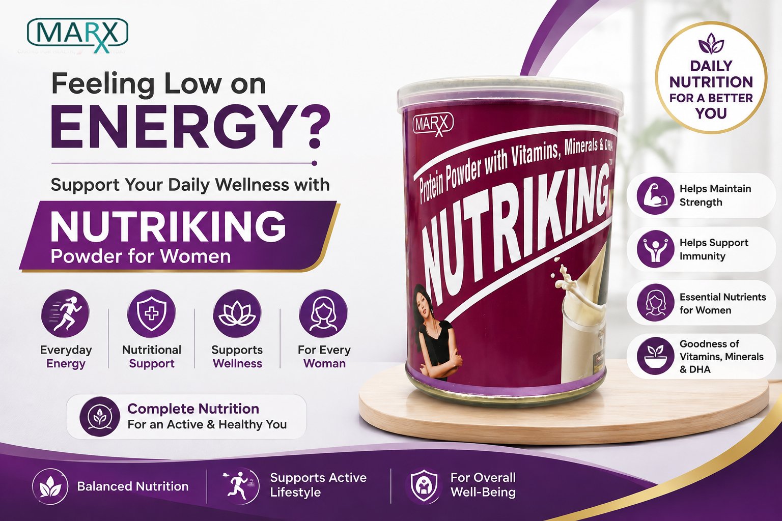 Feeling Low on Energy? How NUTRIKING Powder for Women Can Support Daily Wellness