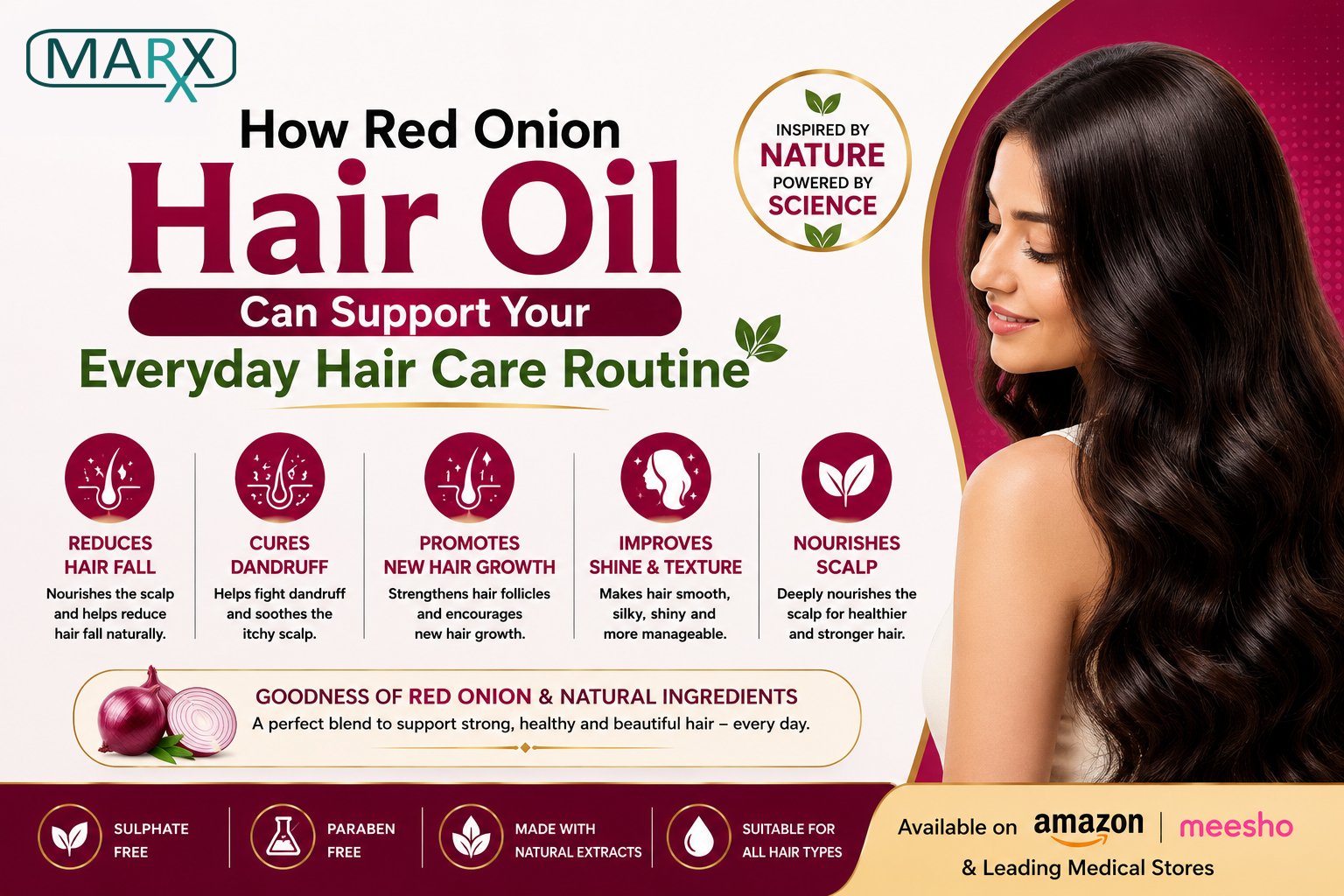 How Red Onion Hair Oil Can Support Your Everyday Hair Care Routine